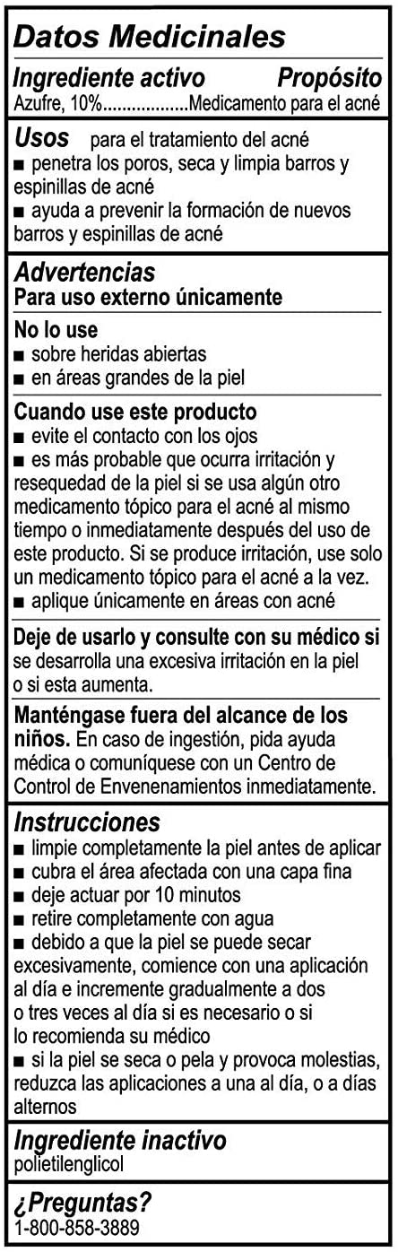 Sulfur Ointment 6g - Acne Treatment Expiry 06 - 2028