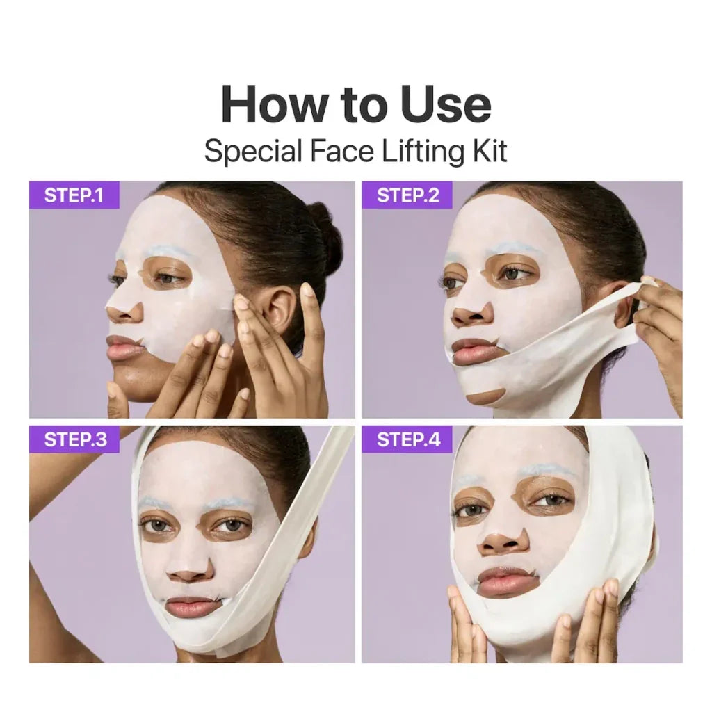 Numbuzin No.9 NAD+ Bio-Lifting Duo | Essence 50ml No.9 NAD+ Bio Lifting-sil Full Face Mask with lifting band Expiry 02 - 2028