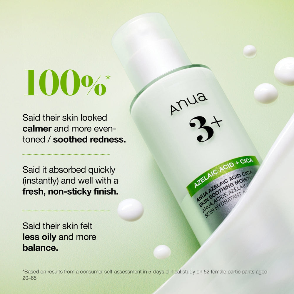 Anua Azelaic Acid Cica Skin Soothing Moisturizer 100ml Expiry 05 - 2028