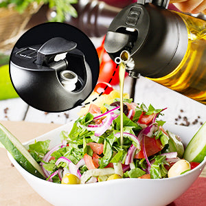 Oil Sprayer and Oil Dispenser Bottle ,2 in 1 Oil Dispenser Bottle, Olive Oil Bottle, Olive Oil Dispenser Bottle, Olive Oil Sprayer, Olive Oil Dispenser, Glass Oil Dispenser, Cooking oil bottle, Kitchen Glass Spray Bottle ,550ml Glass Oil Spray