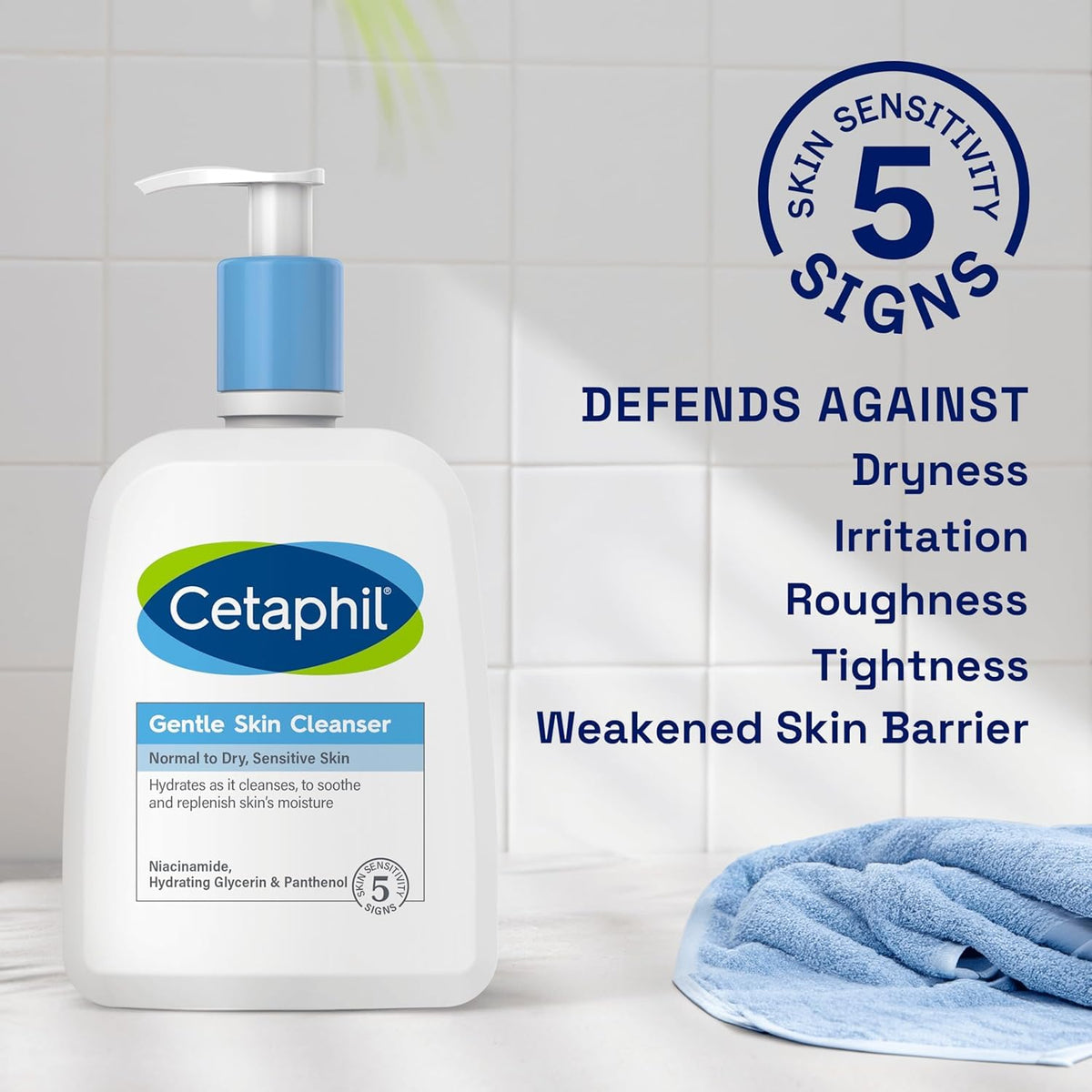Cetaphil Gentle Cleanser 473 ML Normal to dry, sensitive skin