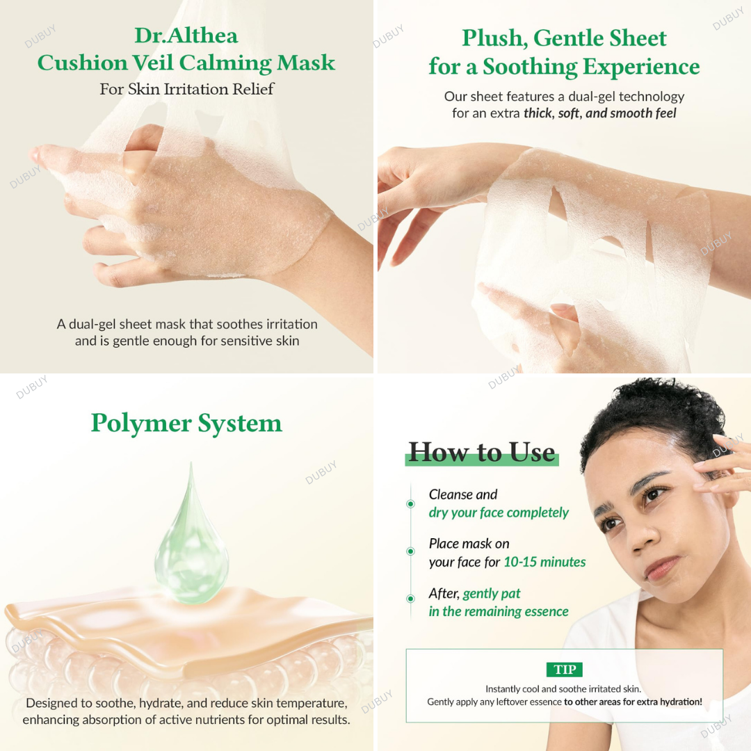 Dr. Althea Cushion Veil Calming Mask 1Pc Expiry 06 - 2028