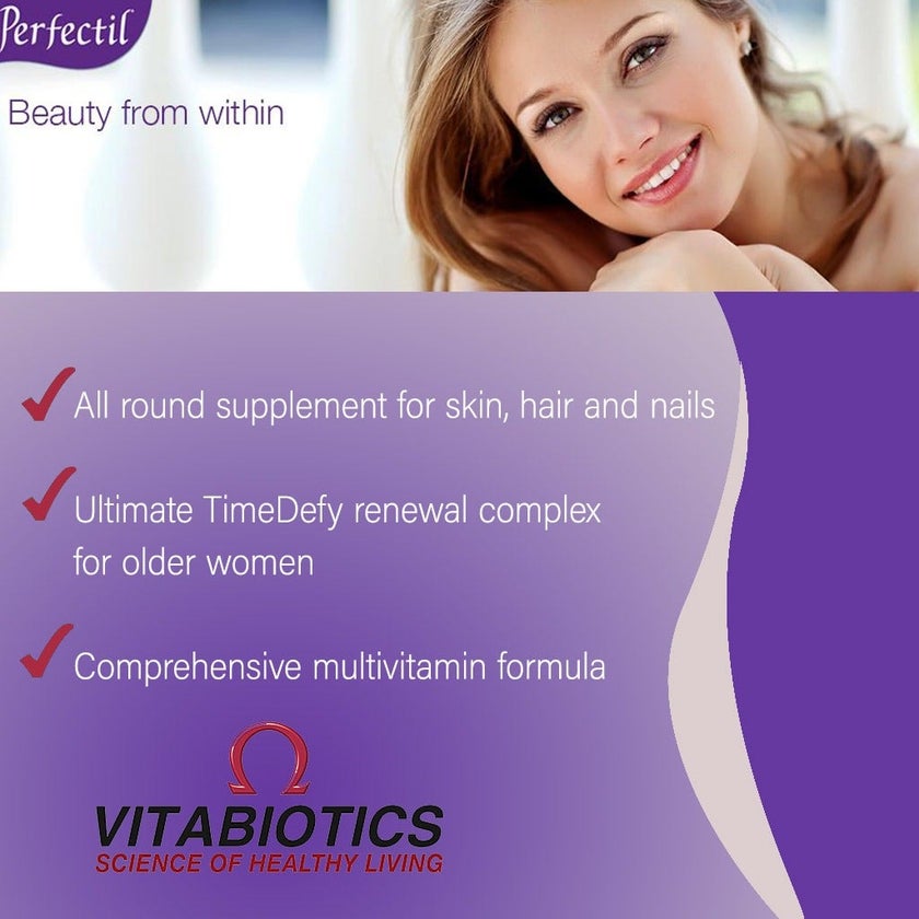 Vitabiotics Perfectil Platinum Radiance Tablets, Pack of 30's Expiry 12 - 2027