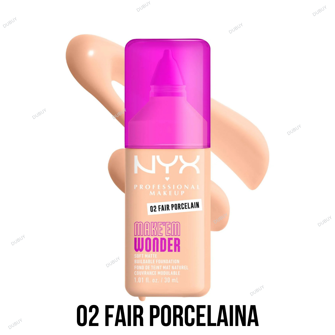 Nyx Make ‘Em Wonder™ Soft Matte Buildable Foundation