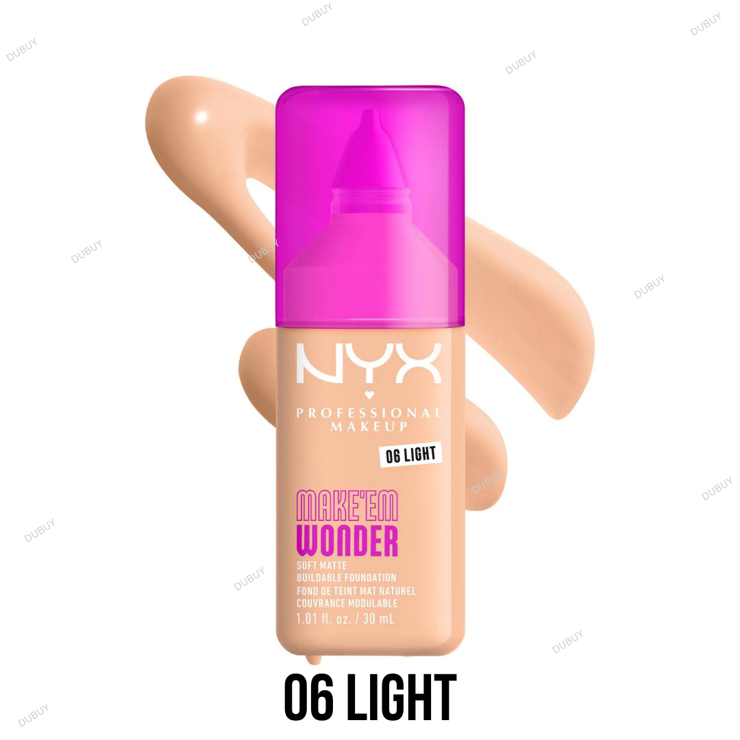 Nyx Make ‘Em Wonder™ Soft Matte Buildable Foundation