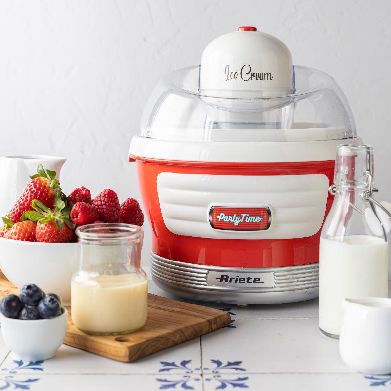 Ice Cream Maker Red Party Time - Europlug