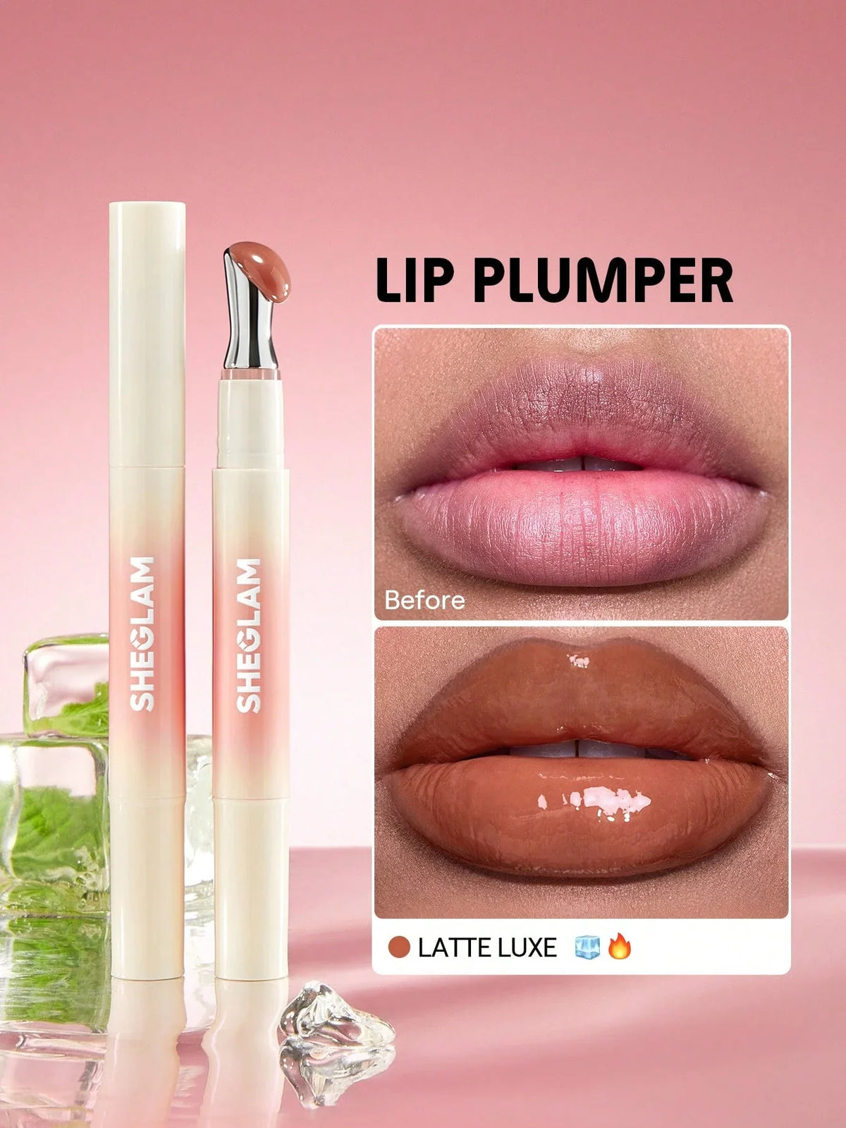SHEGLAM Bold Booster Lip Plumper Lip Combo