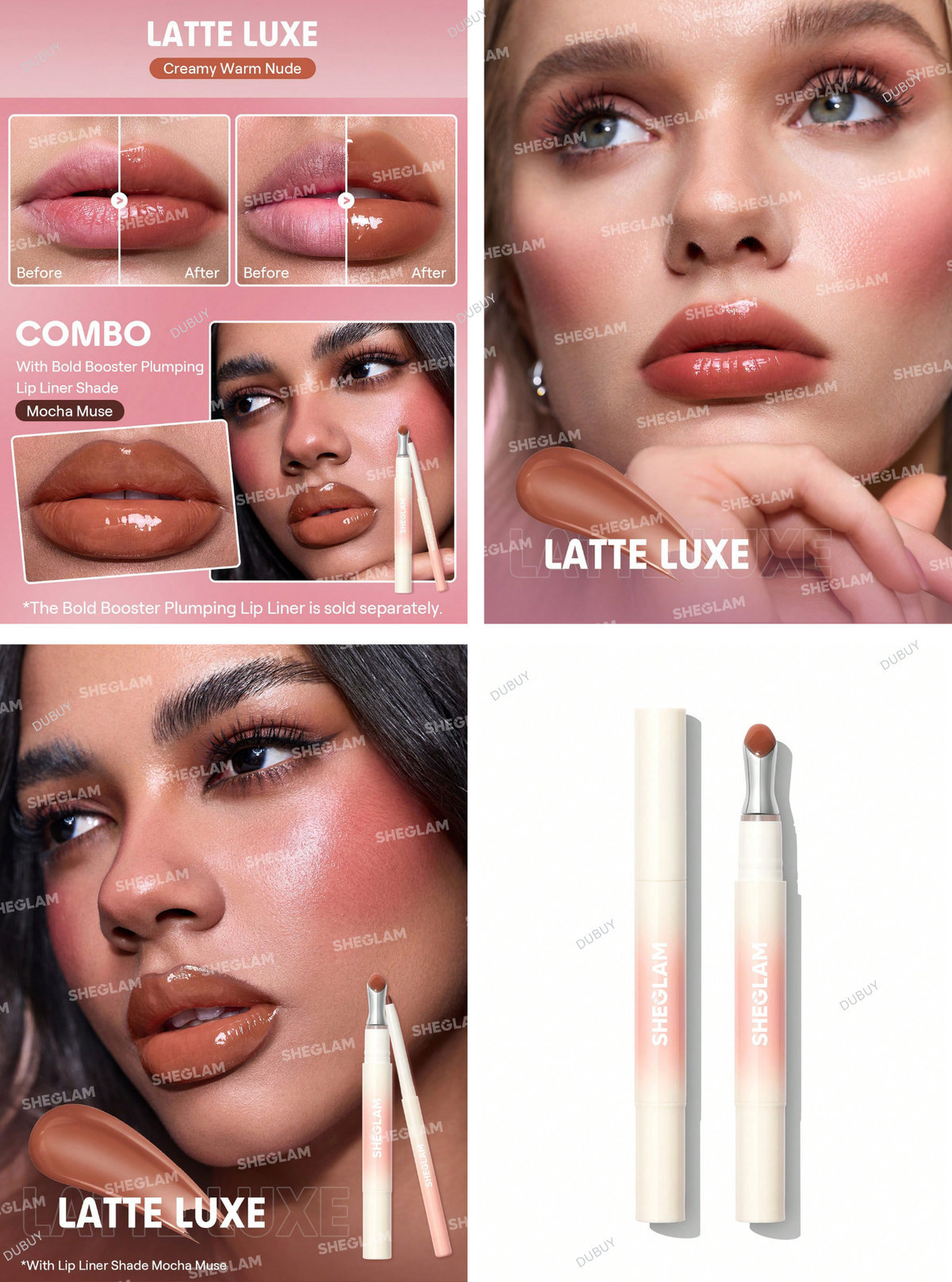 SHEGLAM Bold Booster Lip Plumper Lip Combo