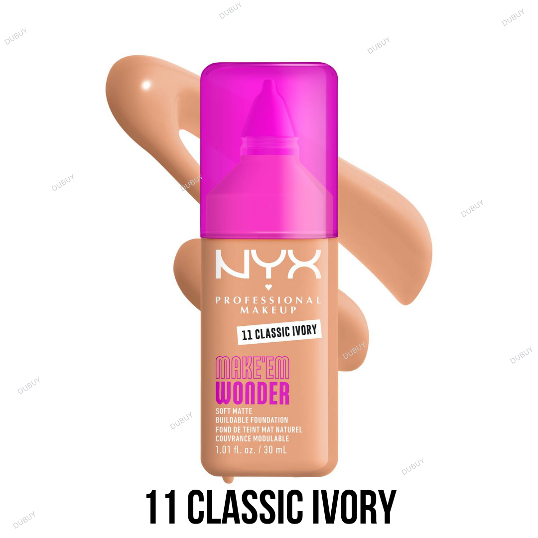 Nyx Make ‘Em Wonder™ Soft Matte Buildable Foundation