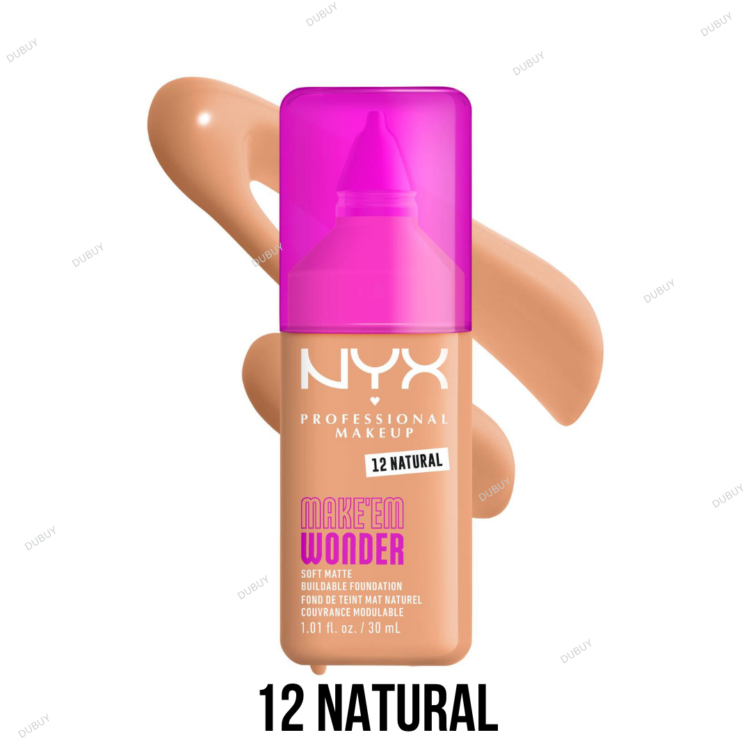 Nyx Make ‘Em Wonder™ Soft Matte Buildable Foundation