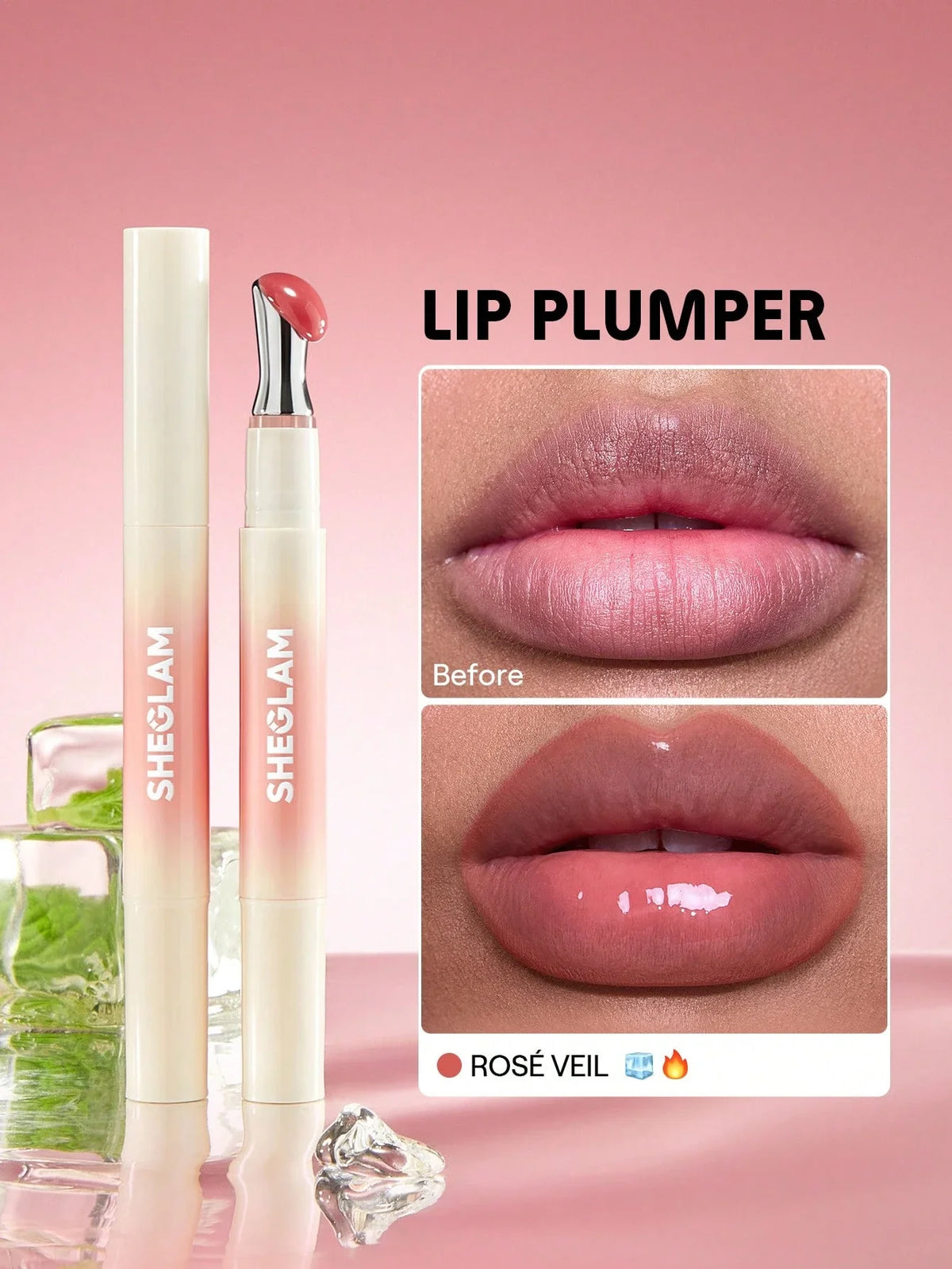 SHEGLAM Bold Booster Lip Plumper Lip Combo