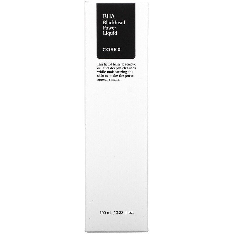 Cosrx, BHA Blackhead Power Liquid, 3.38 fl oz (100 ml) Expiry 11 - 2028
