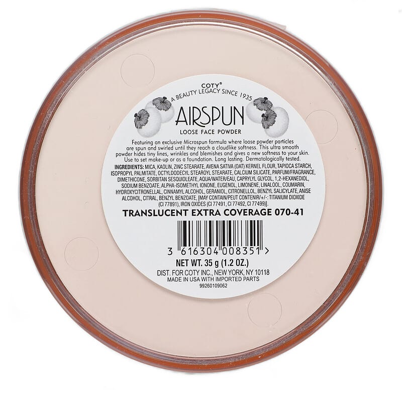 Coty Airspun Makeup Setting Loose Face Powder , 1.2 oz (35 g)