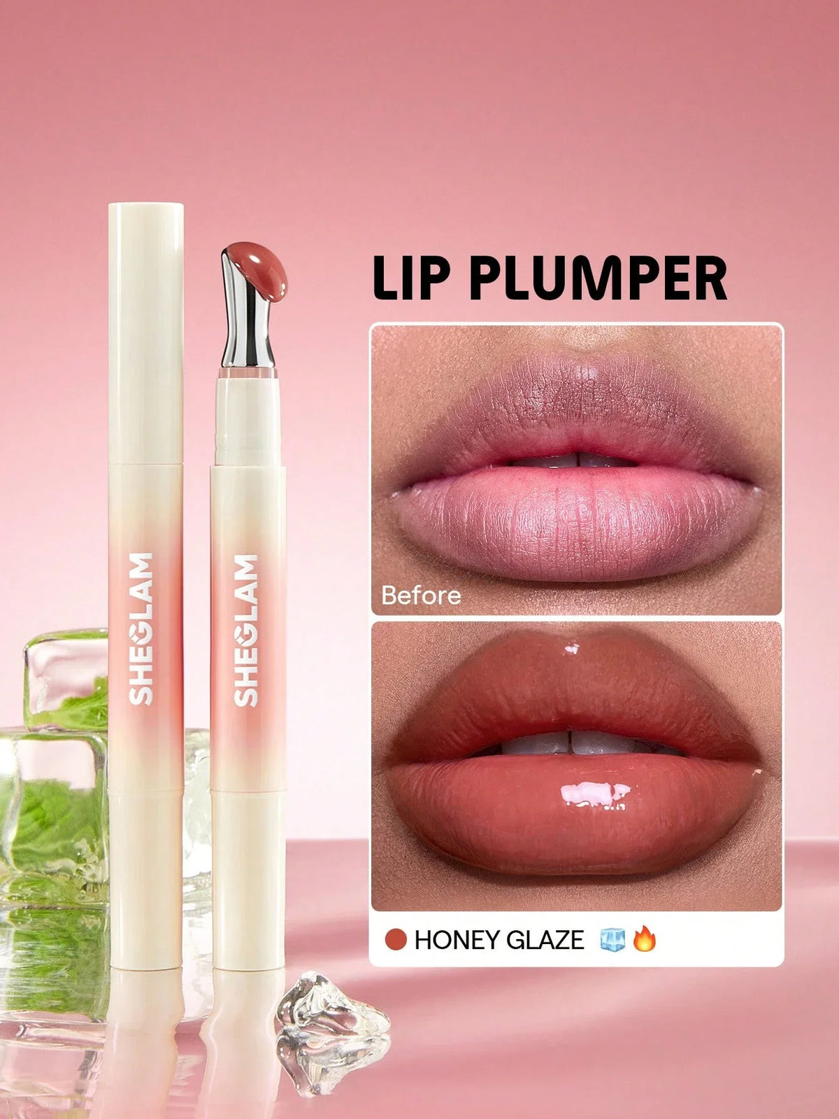 SHEGLAM Bold Booster Lip Plumper Lip Combo