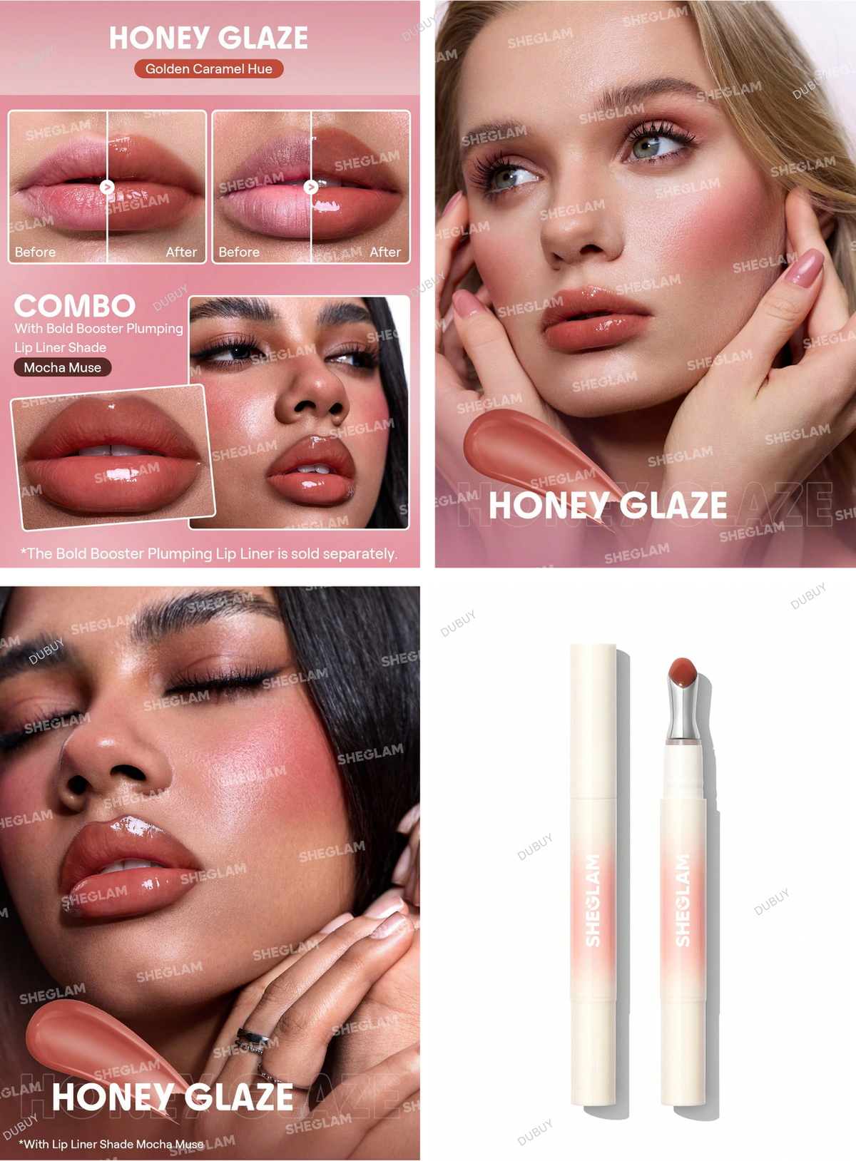 SHEGLAM Bold Booster Lip Plumper Lip Combo