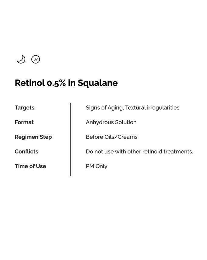 OD- Retinol 0.5%  in Squalane - 30 ML