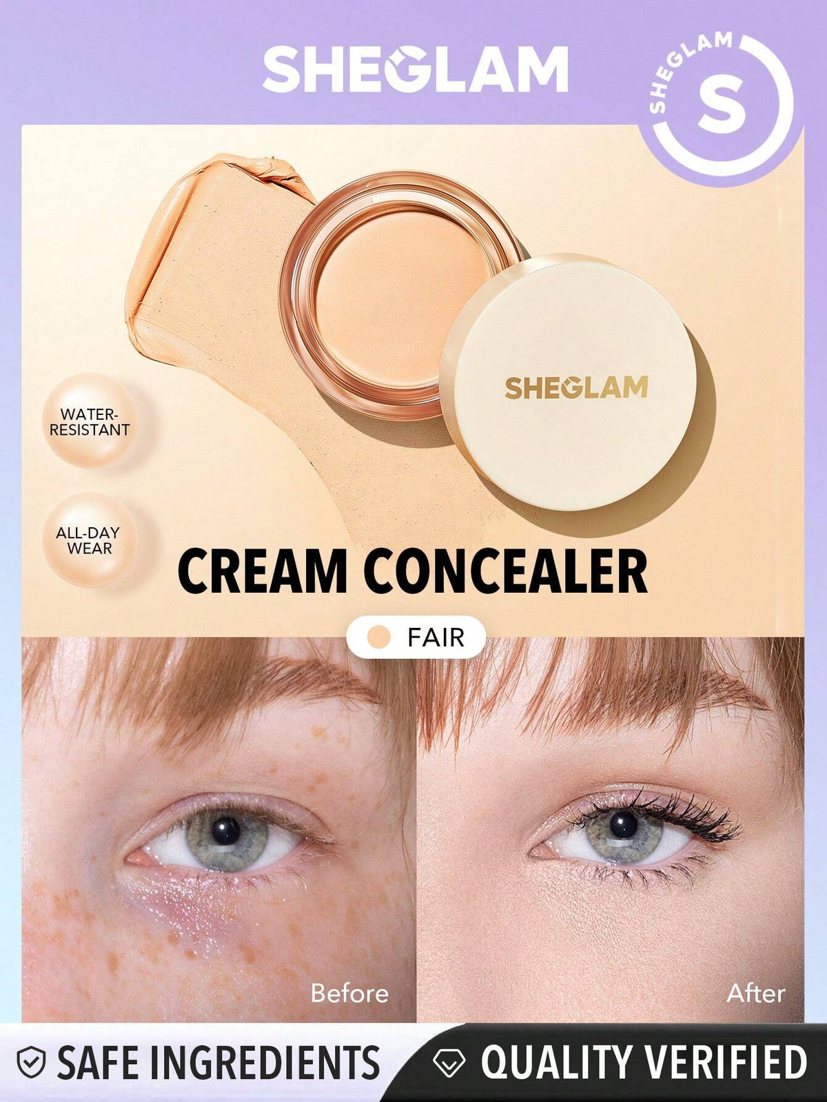 SHEGLAM Rapid Retouch Cream Concealer