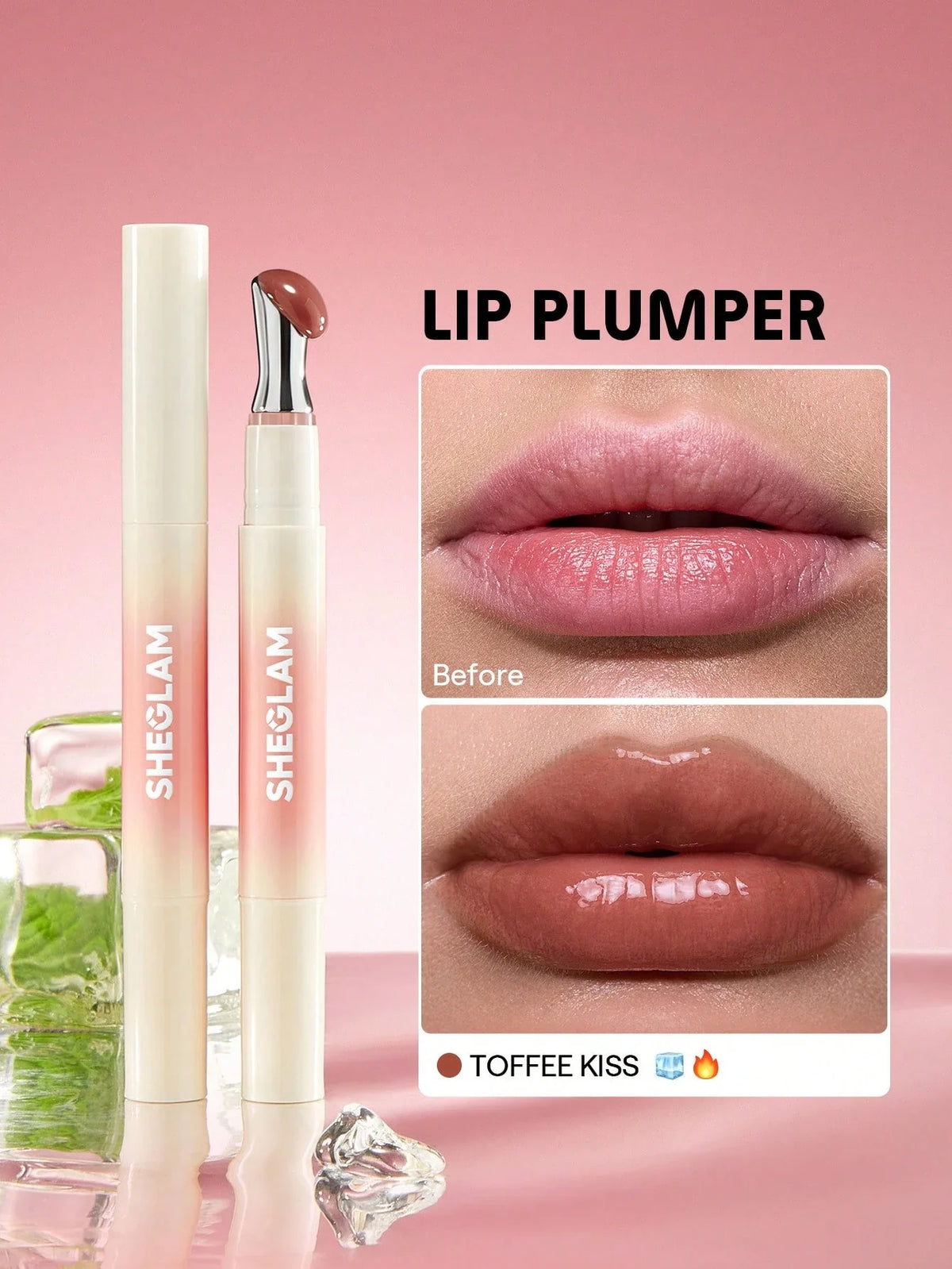 SHEGLAM Bold Booster Lip Plumper Lip Combo