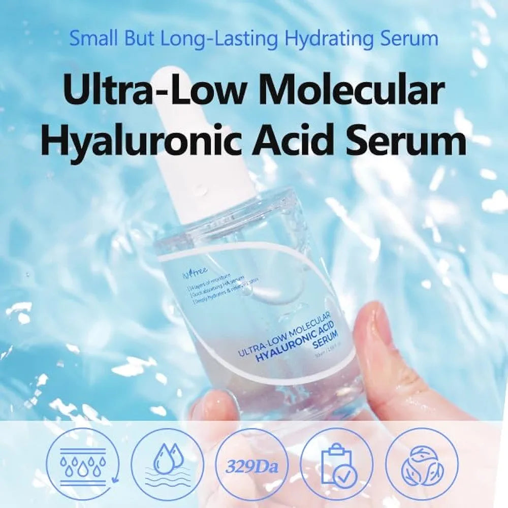 Isntree Ultra-Low Molecular Hyaluronic Acid Serum 50ml Expiry 01 - 2028