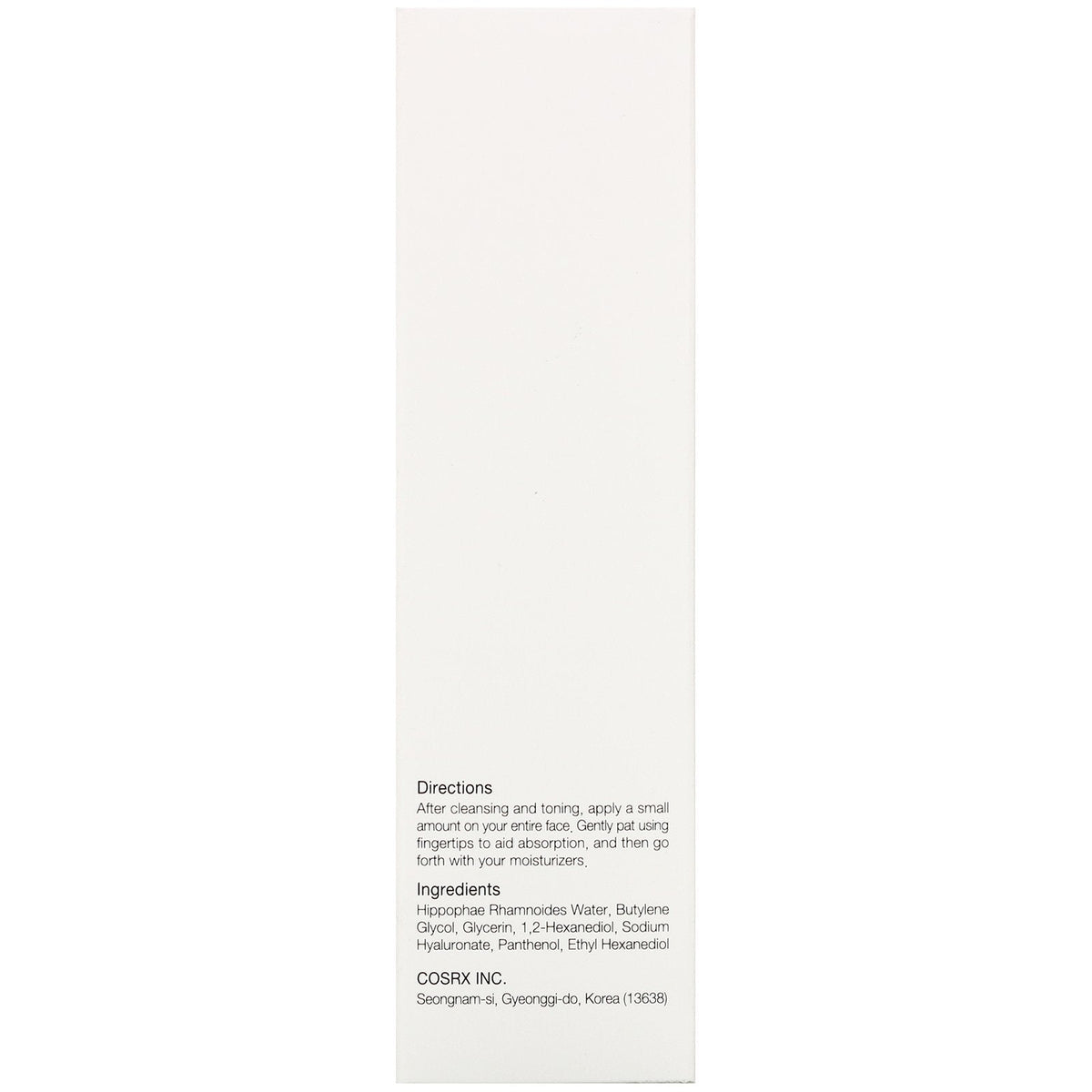 Cosrx, Hyaluronic Acid Hydra Power Essence, 3.38 fl. oz (100 ml) Expiry 12 - 2028