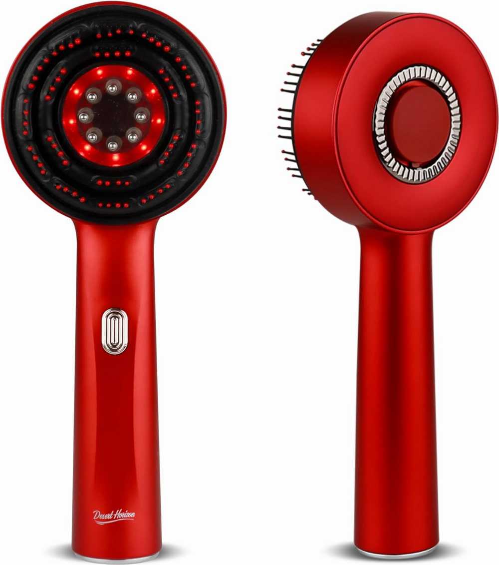 Scalp Massage Brush with Oil Applicator/  فرشاة تدليك فروة الرأس مع موزع الزيت