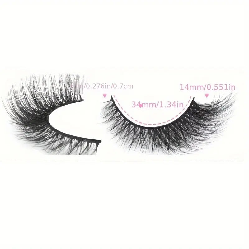 5 Pairs of Cat False Eyelashes WG-103