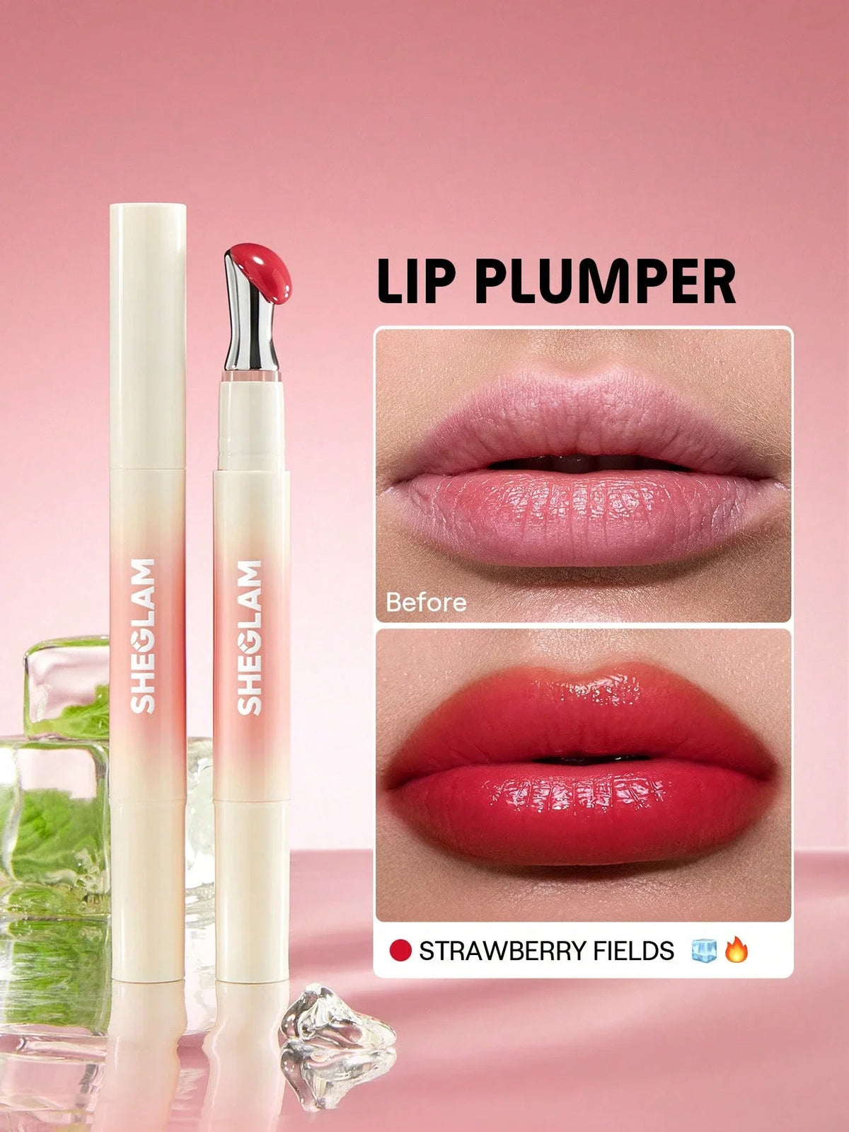 SHEGLAM Bold Booster Lip Plumper Lip Combo