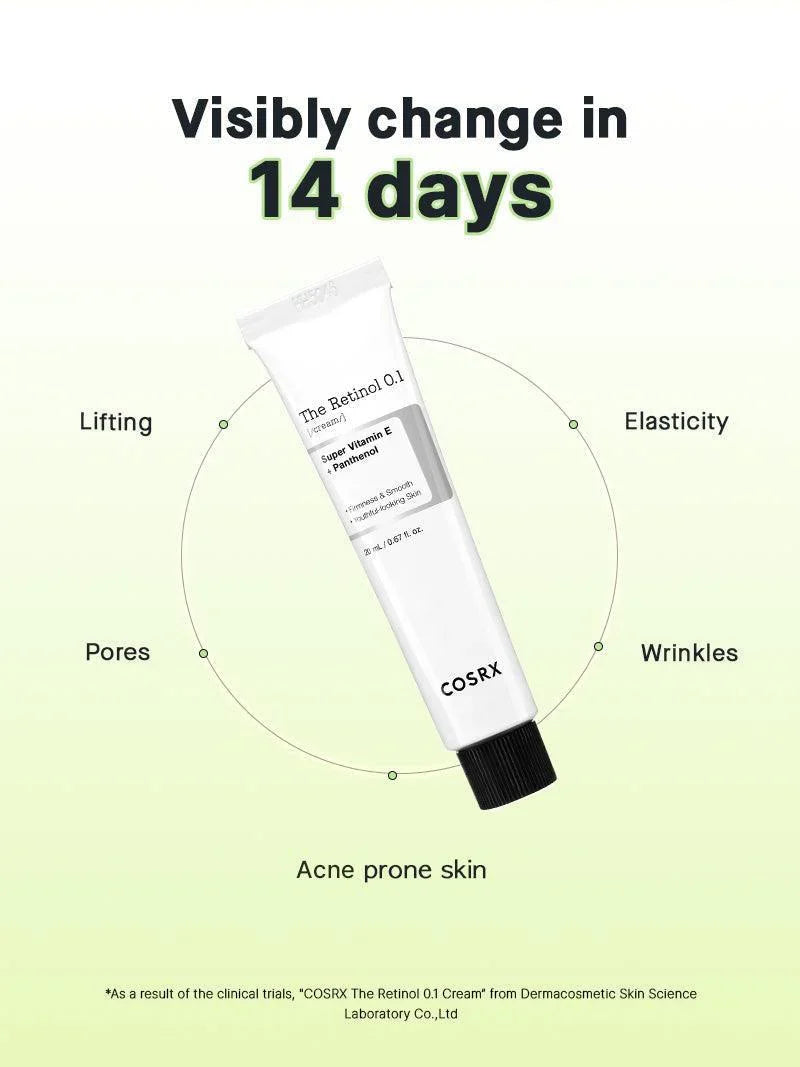 COSRX The Retinol 0.1 Cream 20ml Expiry 04 - 2027