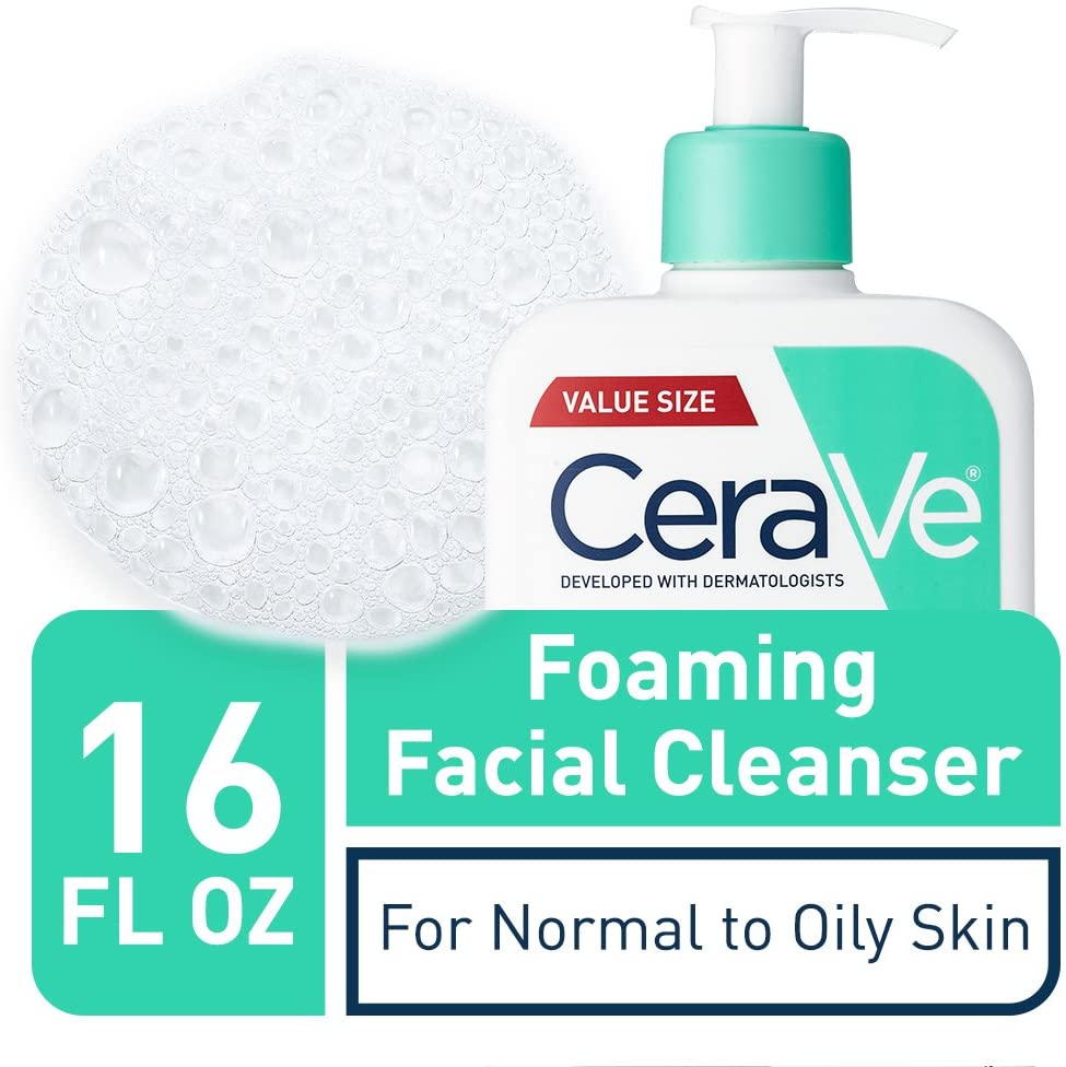 CeraVe, Foaming Facial Cleanser 16 oz - 473 ml