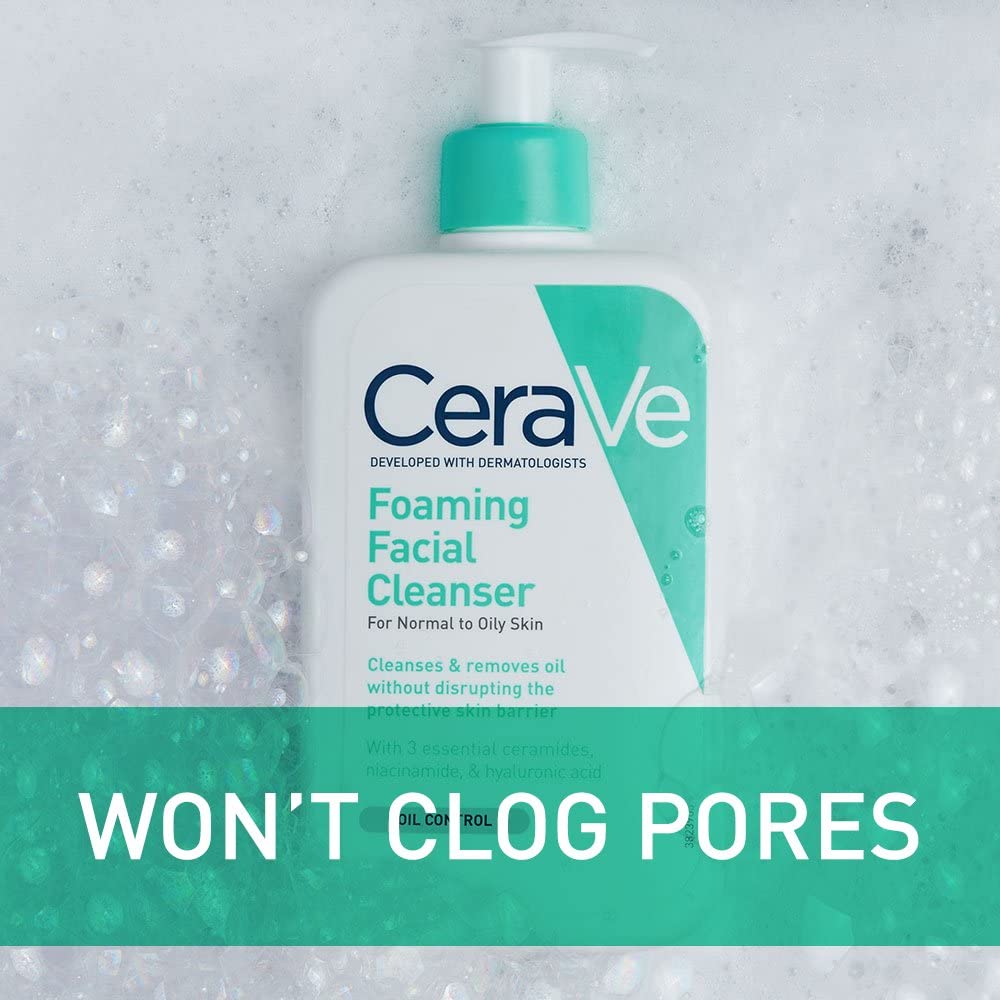 CeraVe, Foaming Facial Cleanser 16 oz - 473 ml