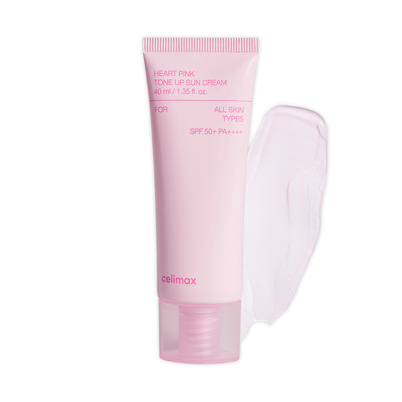 Celimax Heart Pink Tone Up Sun Cream 40ml Expiry 03 - 2028