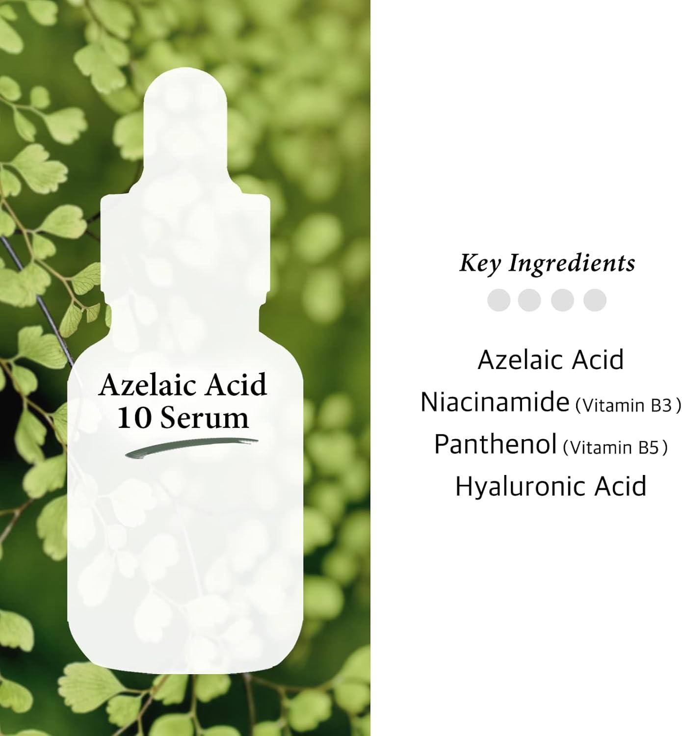 Cos De BAHA AZ Azelaic Acid 10% Facial Serum with Niacinamide - 30ml Expiry 04 - 2029