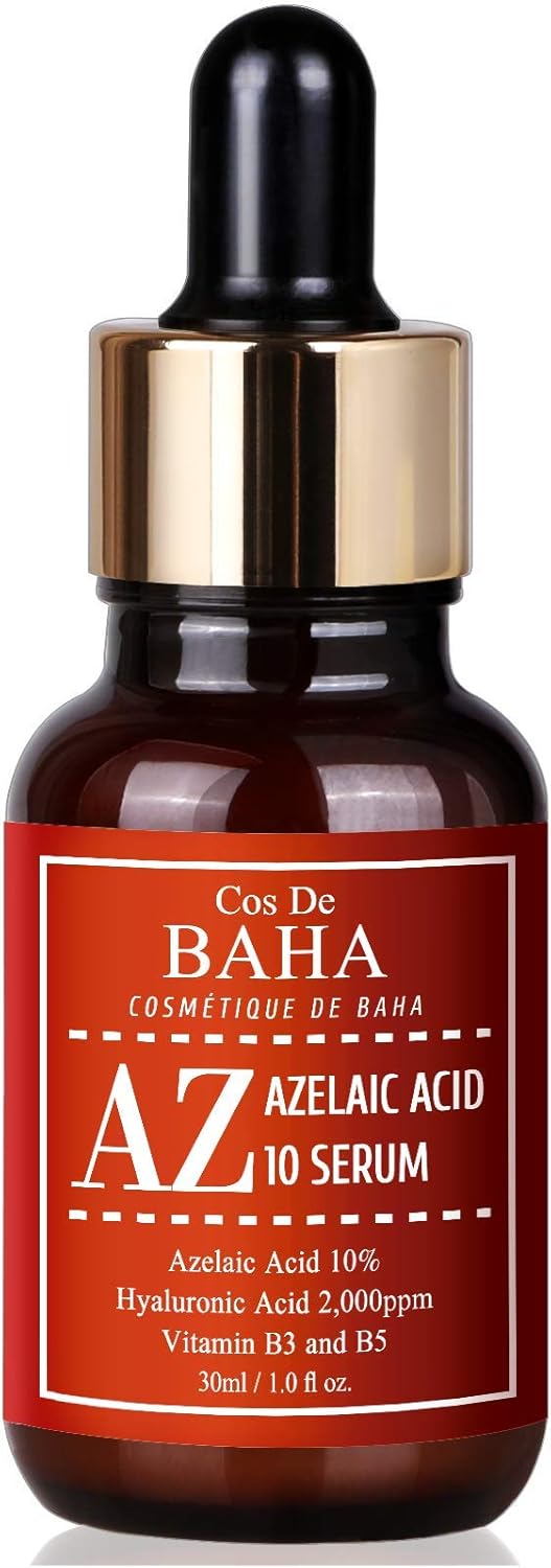 Cos De BAHA AZ Azelaic Acid 10% Facial Serum with Niacinamide - 30ml Expiry 04 - 2029