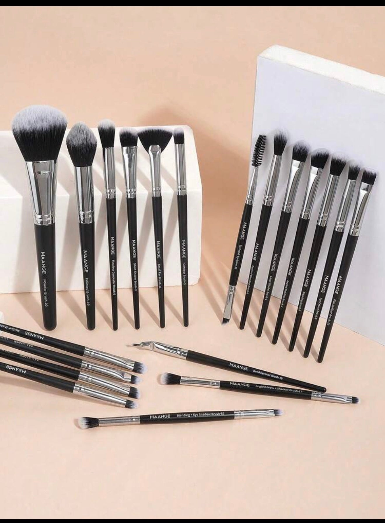 Shein MAANGE 20 pcs Professional Makeup Brush Set
