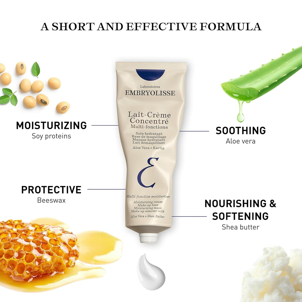 Embryolisse Lait-Crème Concentré Multi-Purpose Moisturiser 75ml Expiry 02 - 2029