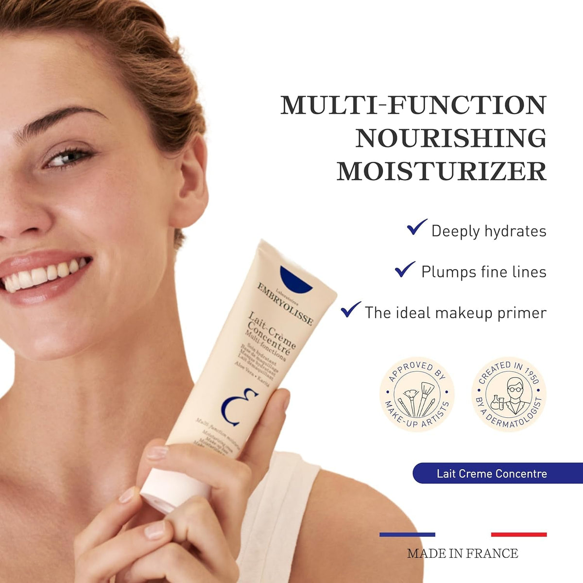 Embryolisse Lait-Crème Concentré Multi-Purpose Moisturiser 75ml Expiry 02 - 2029