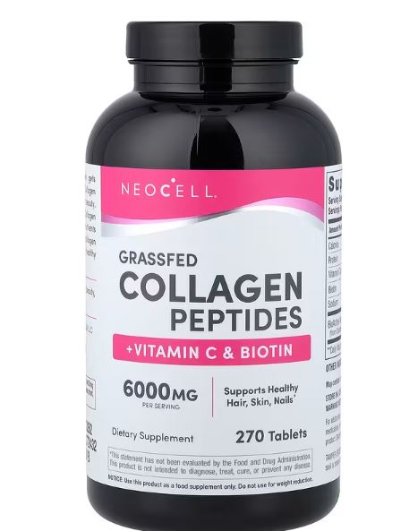 NeoCell, Super Collagen + Vitamin C & Biotin, 270 Tablets Expiry 07 - 2028