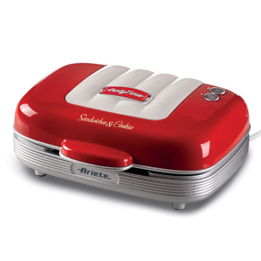 Muffin, Donut & Sandwich Maker Party Time Red - Europlug