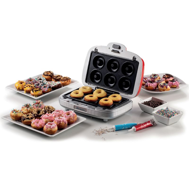 Muffin, Donut & Sandwich Maker Party Time Red - Europlug