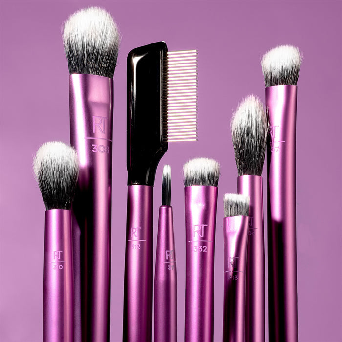 Real Techniques Everyday Eye Essentials Makeup Brush Set - 8 Pcs set