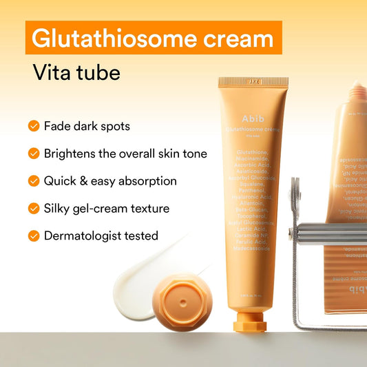 Abib Glutathiosome Cream Vita Tube 75ml Expiry 03 - 2029