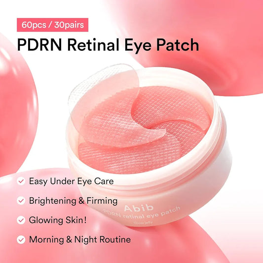 Abib PDRN Retinal Eye Patch Glow Jelly 84g(60ea: 30pairs) Expiry 01 - 2029