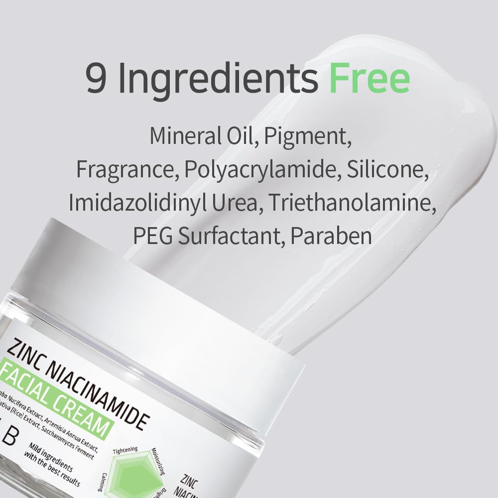 APLB Zinc Niacinamide Facial Cream 55ml Expiry 11 - 2028