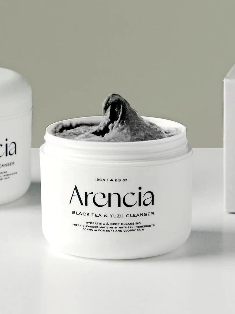 Arencia Black Tea & Yuzu mochi Cleanser 120g