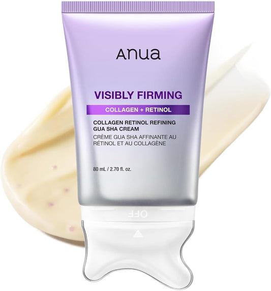 Auna Visibly Firming Collagen Retinol Gua Sha Cream 80ml Expiry 06 - 2029