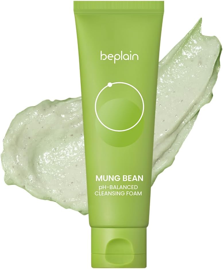 Beplain, Mung Bean, pH Balanced Cleansing Foam 80 ml Expiry 05 - 2028