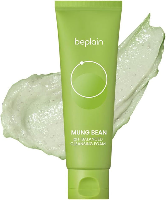 Beplain, Mung Bean, pH Balanced Cleansing Foam 80 ml Expiry 05 - 2028