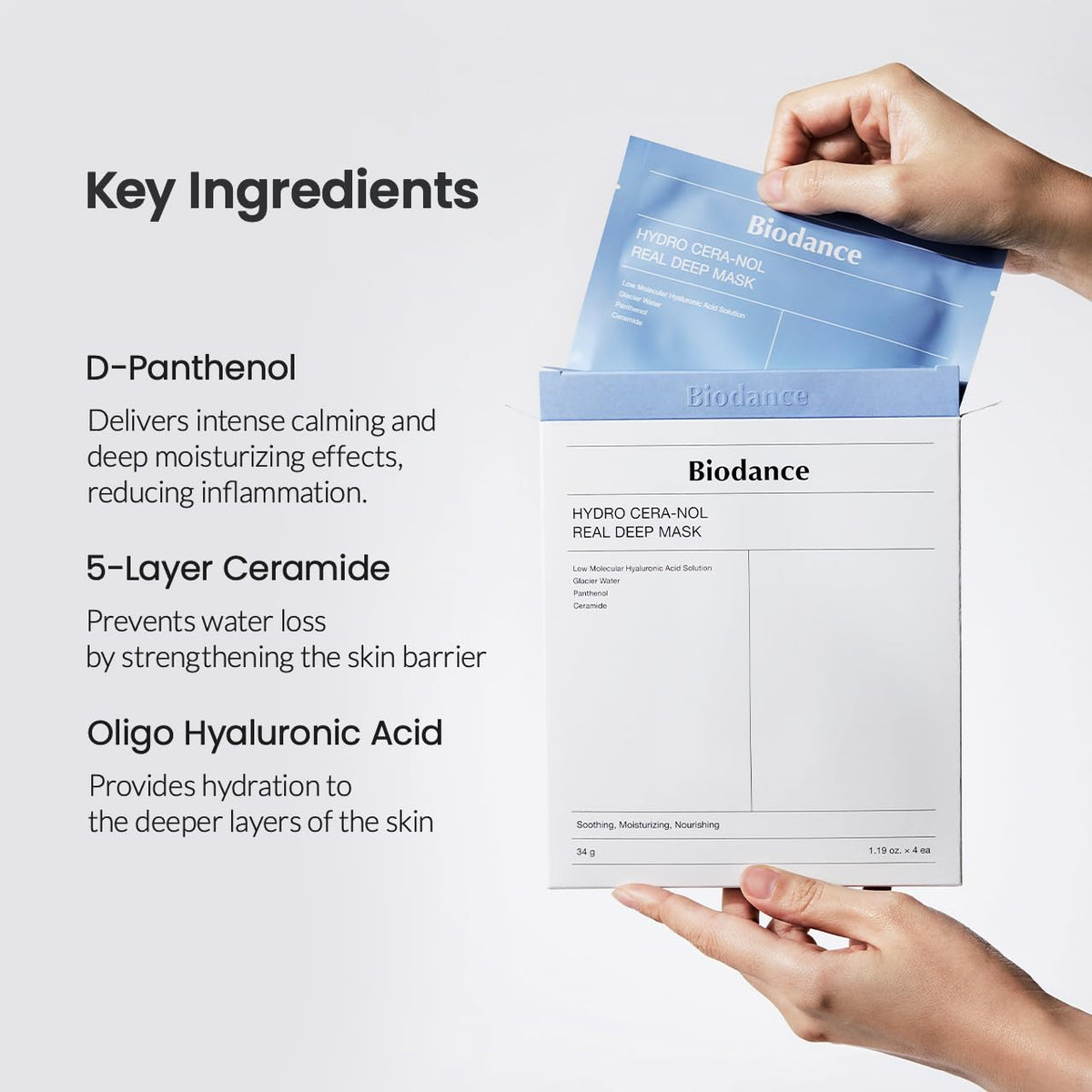 Biodance Hydro Cera-nol Real Deep Mask (1 mask) Expiry 02 - 2029