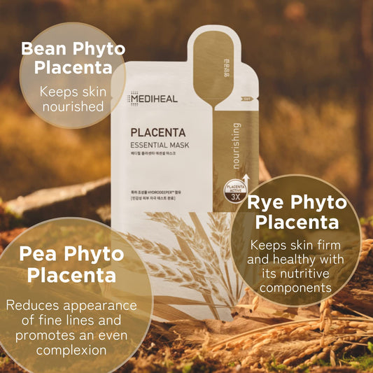 Mediheal Placenta Essential Mask Sheet Expiry 02 - 2028