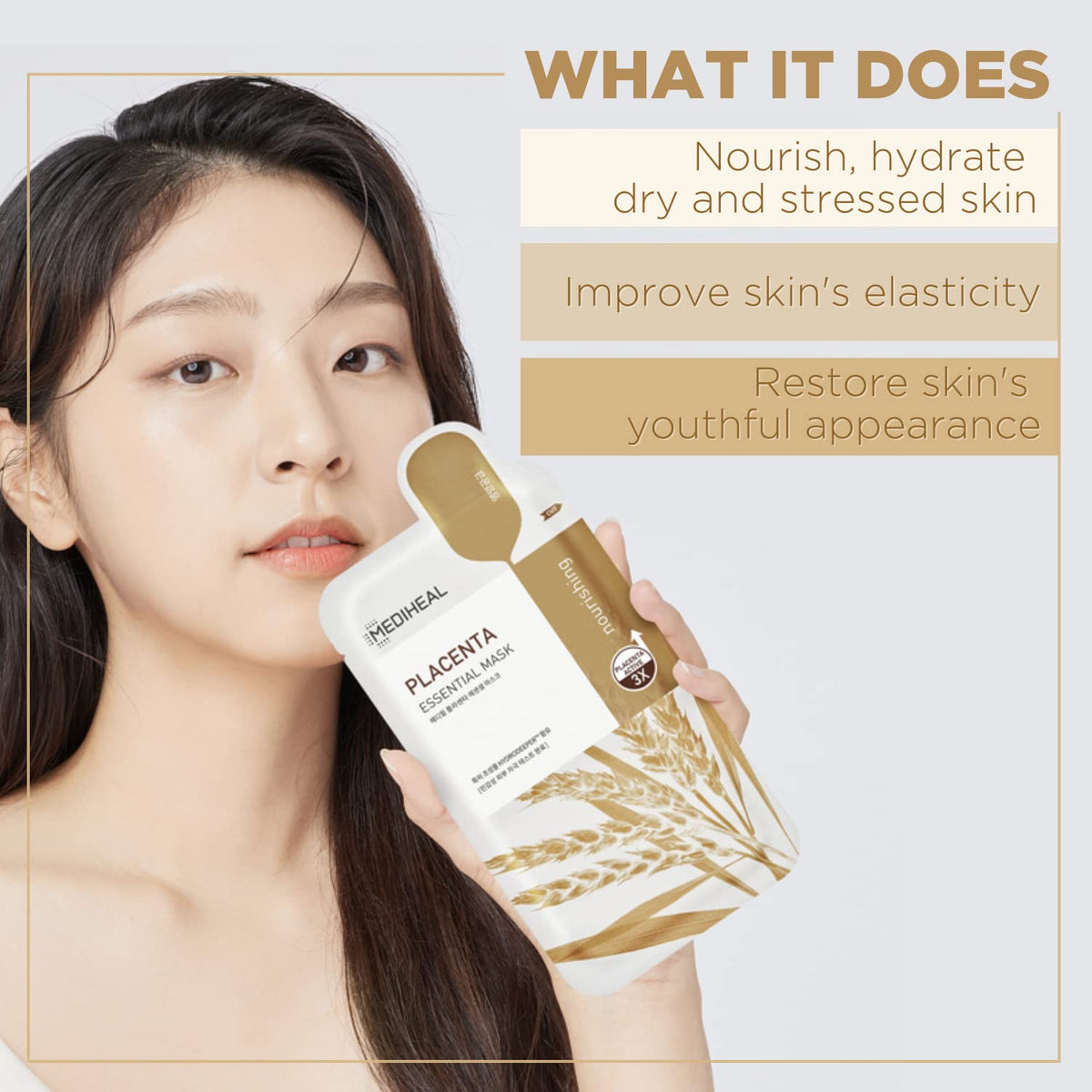 Mediheal Placenta Essential Mask Sheet Expiry 02 - 2028
